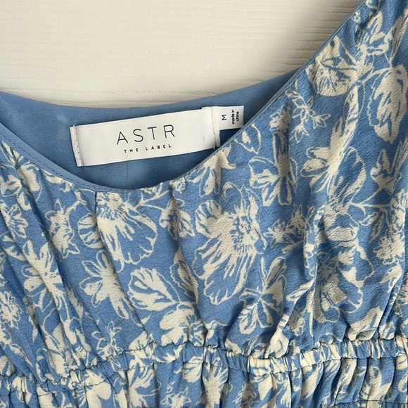 Astr The Label Blue and Ivory Dress - Picture 2 of 5